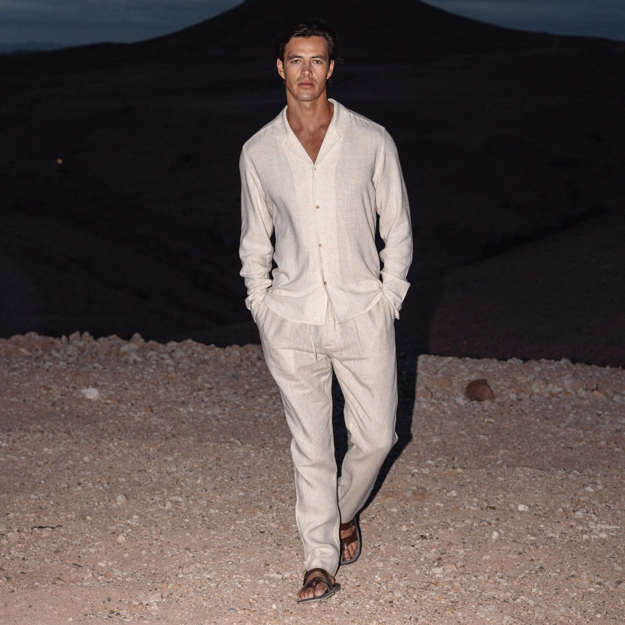 Capri Linen Trousers
